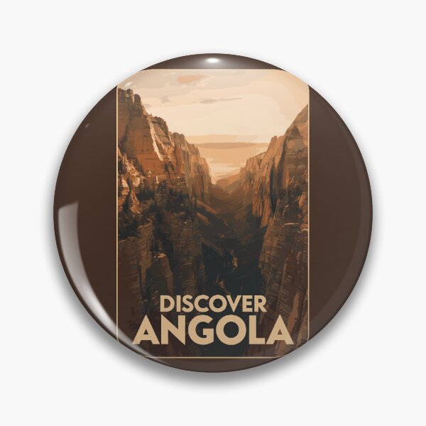 Item preview, Angola Lubango Travel Art Vintage designed and sold by KrisSidDesigns.