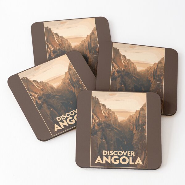 Item preview, Angola Lubango Travel Art Vintage designed and sold by KrisSidDesigns.