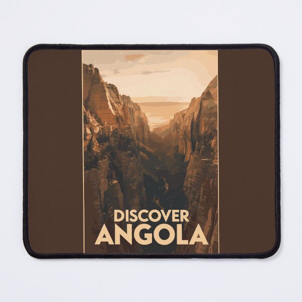 Item preview, Angola Lubango Travel Art Vintage designed and sold by KrisSidDesigns.