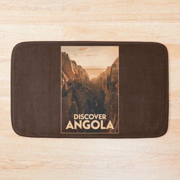 Item preview, Angola Lubango Travel Art Vintage designed and sold by KrisSidDesigns.
