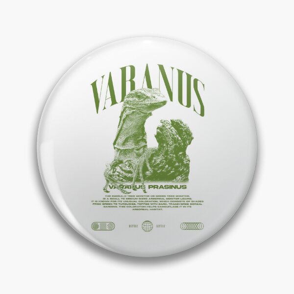 Item preview, Green Tree Monitor Modern Reptile Keeper Streetwear designed and sold by JRRTs.
