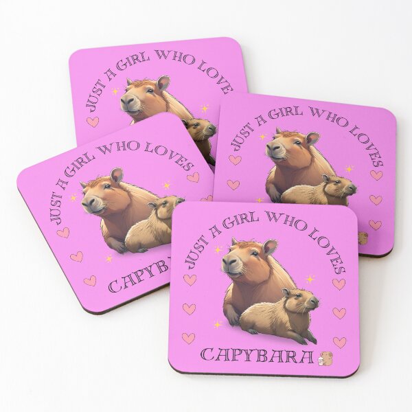 Item preview, Girl who loves Capybara designed and sold by 0Zeuz.