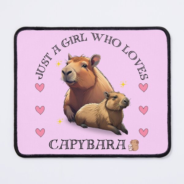Item preview, Girl who loves Capybara designed and sold by 0Zeuz.
