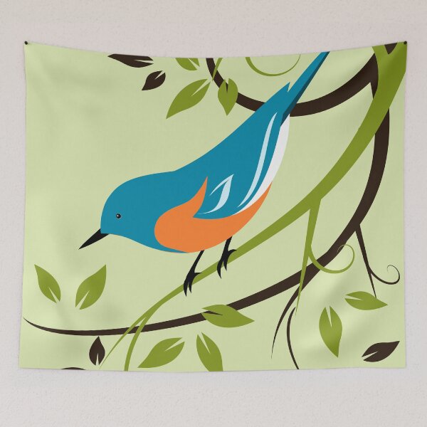 Item preview, Eastern Bluebird On Tree Branch Art designed and sold by studioart.