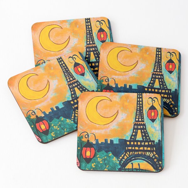 Item preview, Les Nuits Parisiennes Brillent sous le Croissant de Ramadan et les Lumières Vibrantes de la Ville designed and sold by OlfactoART Studio.