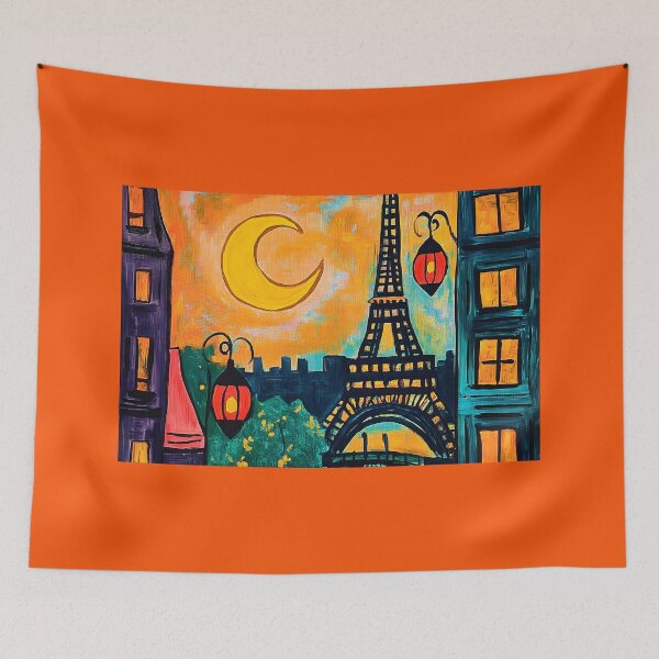 Item preview, Les Nuits Parisiennes Brillent sous le Croissant de Ramadan et les Lumières Vibrantes de la Ville designed and sold by OlfactoART Studio.