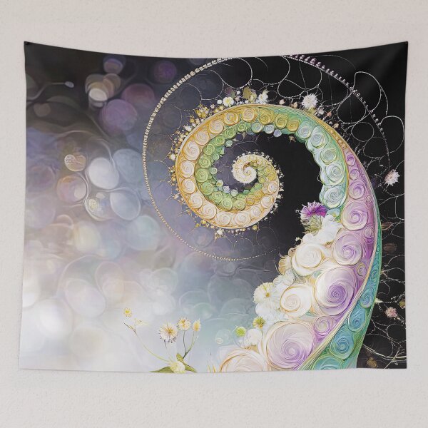 Item preview, "Spiral Symphony of Blossoms" designed and sold by bloorose.