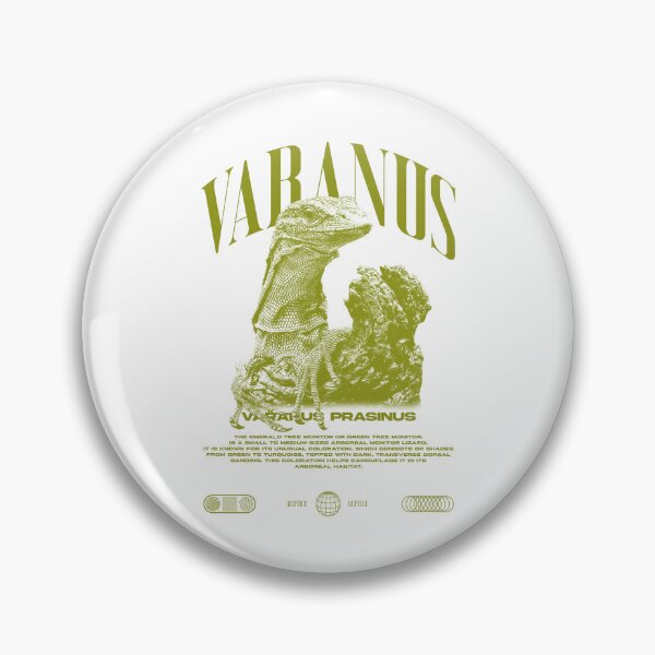 Item preview, Green Tree Monitor Modern Reptile Keeper Streetwear designed and sold by JRRTs.