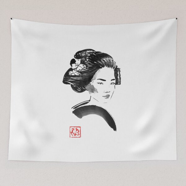 Item preview, geisha nice hair designed and sold by pechane.