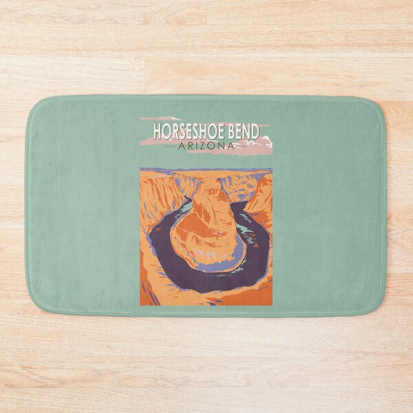 Item preview, Horseshoe Bend Travel Art Vintage designed and sold by KrisSidDesigns.