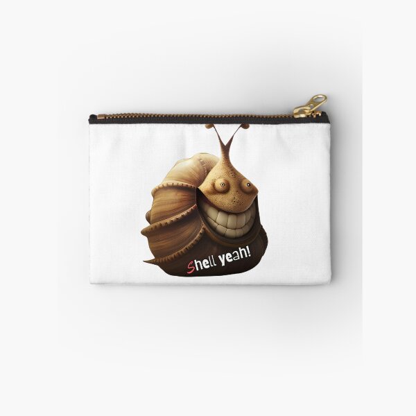 Item preview,  S hell Yeah!Happy funny snail like creature. Text Version. designed and sold by Shoot-The-Moon.