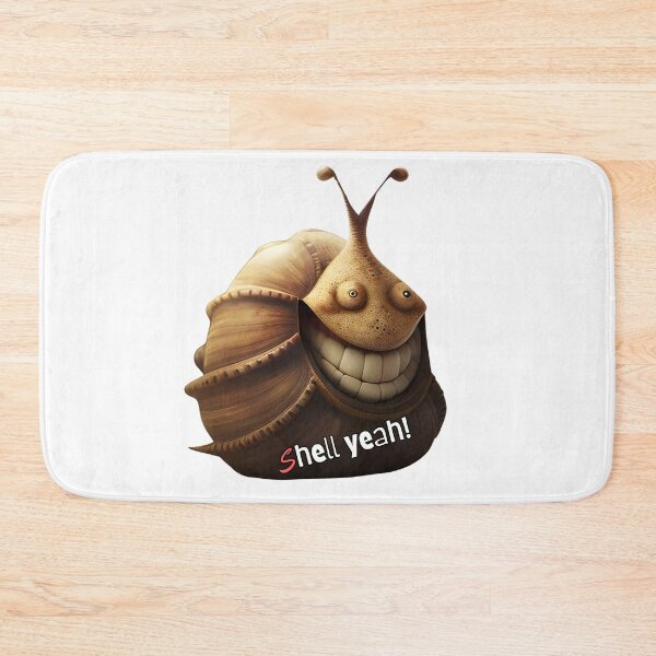 Item preview,  S hell Yeah!Happy funny snail like creature. Text Version. designed and sold by Shoot-The-Moon.