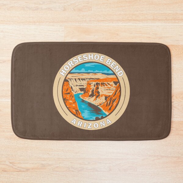 Item preview, Horseshoe Bend Arizona Travel Art Badge designed and sold by KrisSidDesigns.