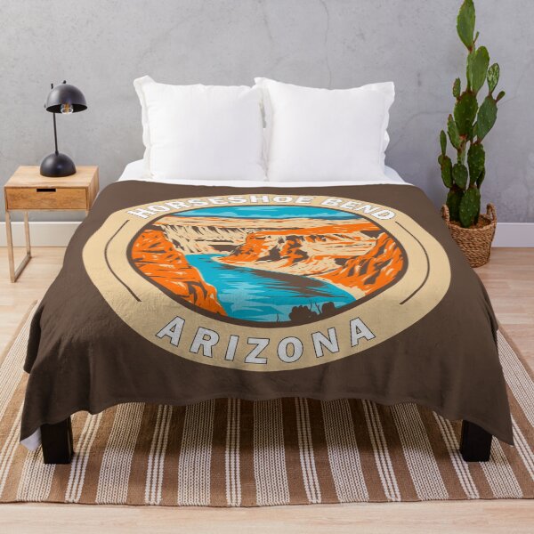 Item preview, Horseshoe Bend Arizona Travel Art Badge designed and sold by KrisSidDesigns.