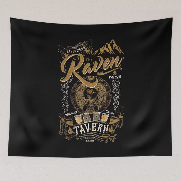 Item preview, The Raven Tavern Nepal designed and sold by Candywrap Studio.