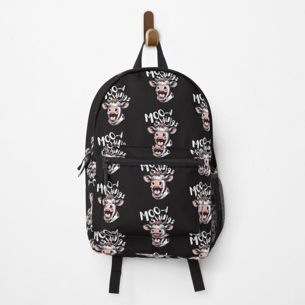 Item preview, Moo-d Swings – Funny Cow Face Print in Black for Your Space designed and sold by stxaris.