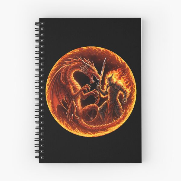Item preview, Warrior and Dragon Flames designed and sold by mrchavish.
