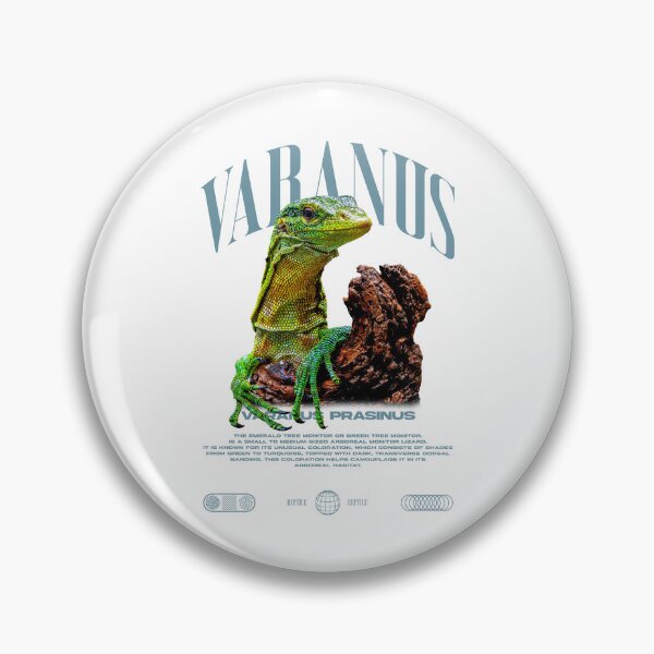 Item preview, Green Tree Monitor Modern Reptile Keeper Streetwear designed and sold by JRRTs.