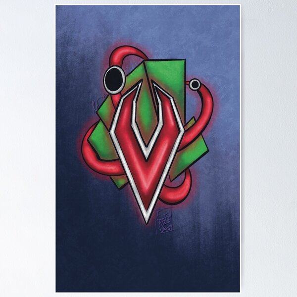 Item preview, Blakk City Vandals Logo designed and sold by Eye of Newt Designs.