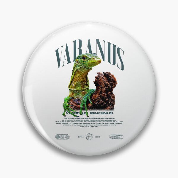 Item preview, Green Tree Monitor Modern Reptile Keeper Streetwear designed and sold by JRRTs.
