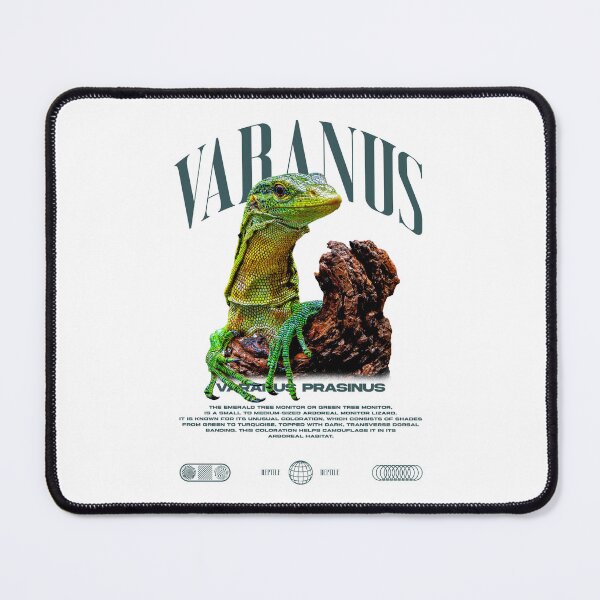 Item preview, Green Tree Monitor Modern Reptile Keeper Streetwear designed and sold by JRRTs.