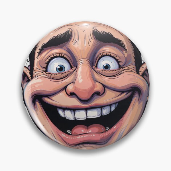 Item preview, Funny face with smile. Funny man designed and sold by Erik Visnievskij.