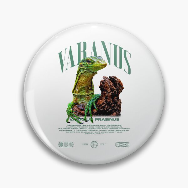 Item preview, Green Tree Monitor Modern Reptile Keeper Streetwear designed and sold by JRRTs.