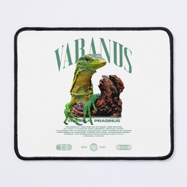 Item preview, Green Tree Monitor Modern Reptile Keeper Streetwear designed and sold by JRRTs.