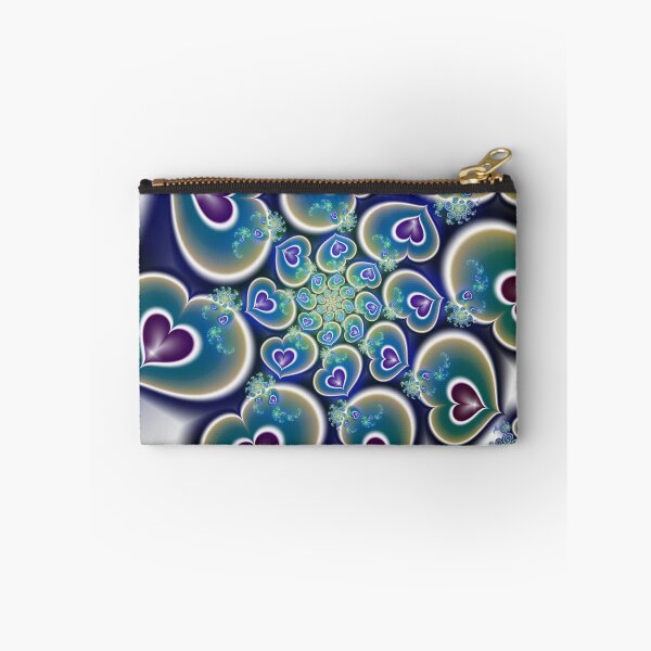 Item preview, "Fractal Hearts in Cosmic Harmony" designed and sold by bloorose.