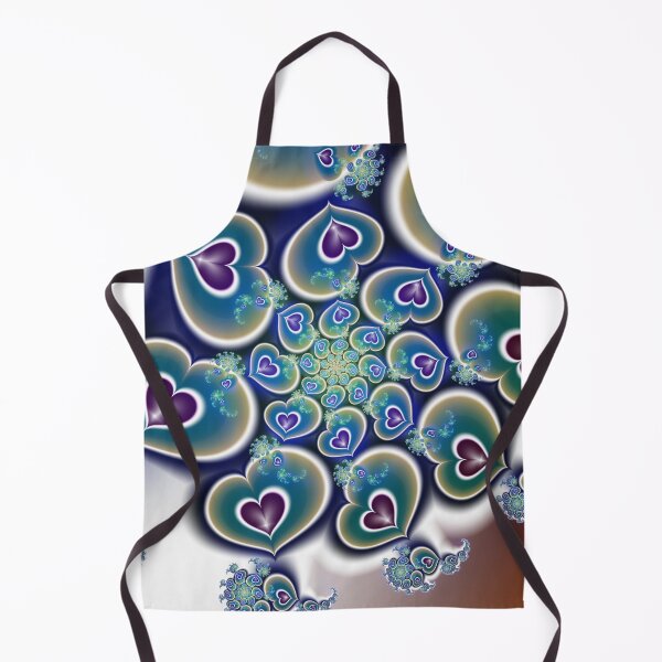 Item preview, "Fractal Hearts in Cosmic Harmony" designed and sold by bloorose.