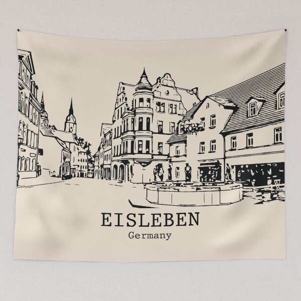 Item preview, Eisleben - Germany designed and sold by Lakeric Cityscapes.