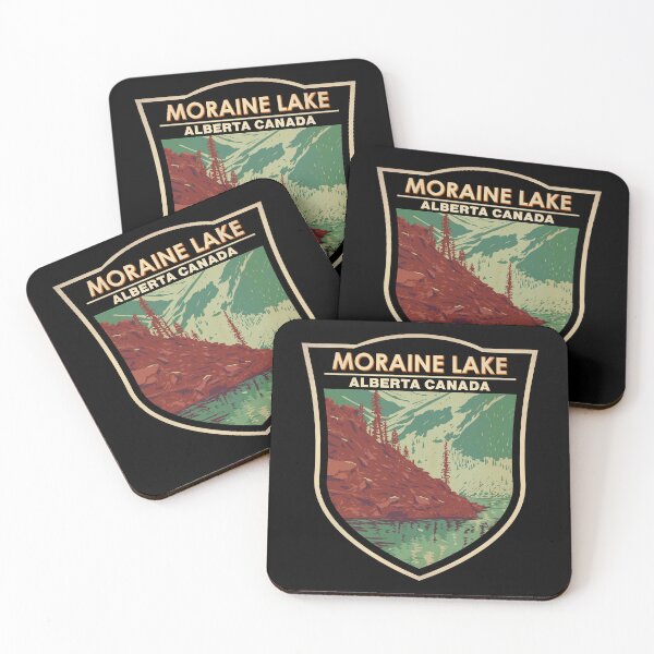 Item preview, Moraine Lake Canada Travel Art Badge designed and sold by KrisSidDesigns.