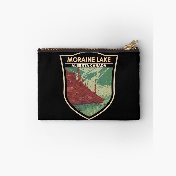 Item preview, Moraine Lake Canada Travel Art Badge designed and sold by KrisSidDesigns.