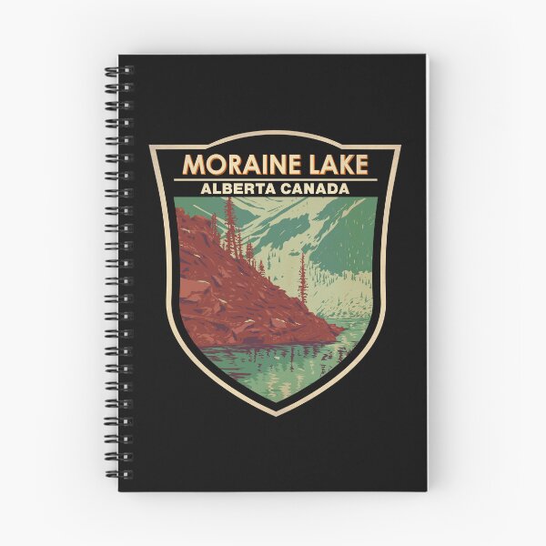 Item preview, Moraine Lake Canada Travel Art Badge designed and sold by KrisSidDesigns.