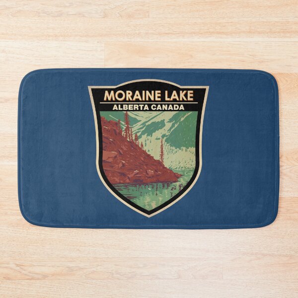 Item preview, Moraine Lake Canada Travel Art Badge designed and sold by KrisSidDesigns.