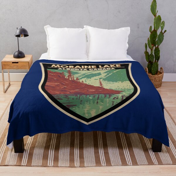 Item preview, Moraine Lake Canada Travel Art Badge designed and sold by KrisSidDesigns.