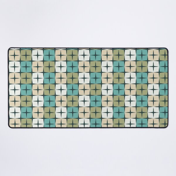 Item preview, More retro tile vibes - cubist (mid-century pattern) designed and sold by Evie Gerontis.