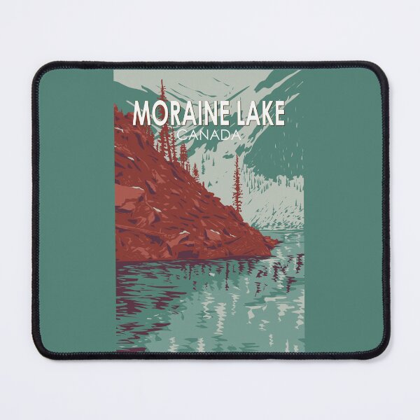 Item preview, Moraine Lake Canada Travel Art Vintage designed and sold by KrisSidDesigns.