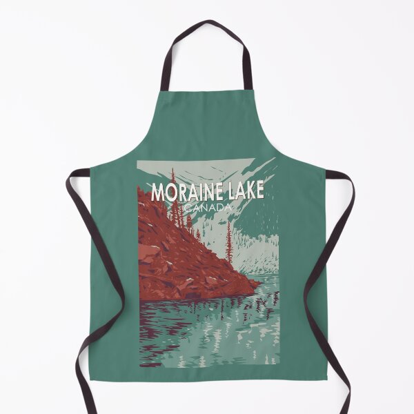 Item preview, Moraine Lake Canada Travel Art Vintage designed and sold by KrisSidDesigns.