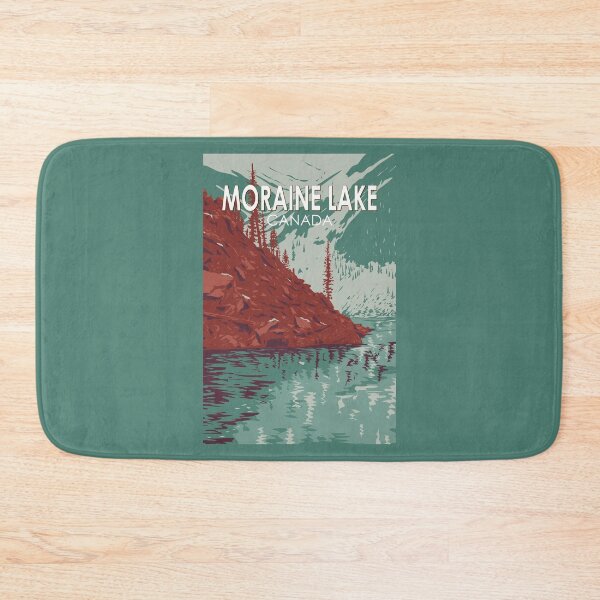 Item preview, Moraine Lake Canada Travel Art Vintage designed and sold by KrisSidDesigns.
