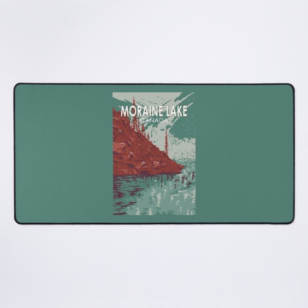 Item preview, Moraine Lake Canada Travel Art Vintage designed and sold by KrisSidDesigns.