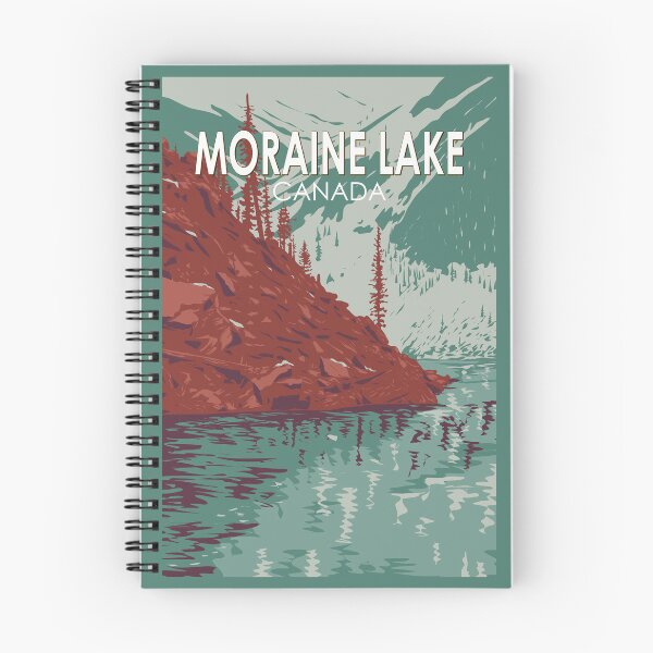 Item preview, Moraine Lake Canada Travel Art Vintage designed and sold by KrisSidDesigns.