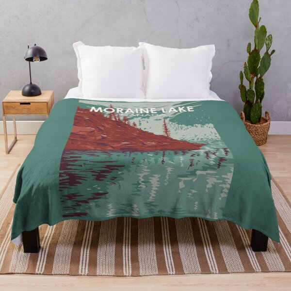 Item preview, Moraine Lake Canada Travel Art Vintage designed and sold by KrisSidDesigns.