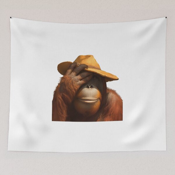 Item preview, Orangutan with hat designed and sold by SMARTKIT  DESIGNAGENCY.