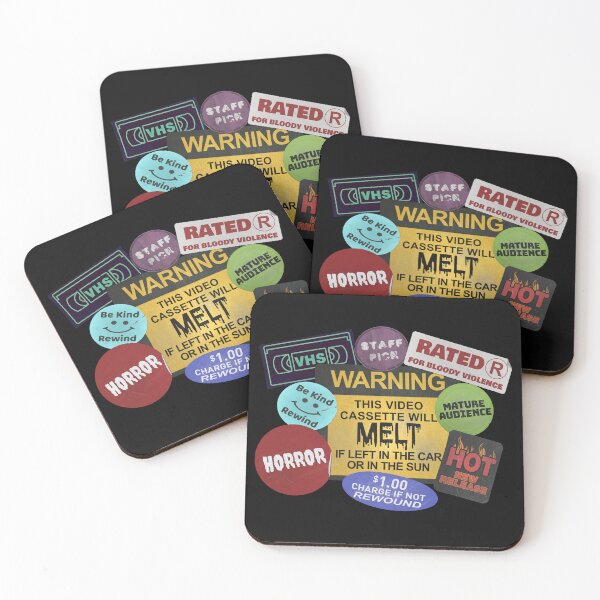 Item preview, Classic VHS Stickers designed and sold by Black Sundae Designs.