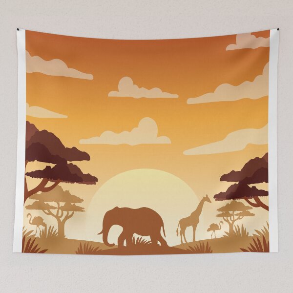 Item preview, African Safari Sunset art  designed and sold by NabilJamal.