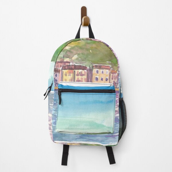 Item preview, Giglio Port Reflections Italy’s Sunlit Coastal Haven designed and sold by artshop77.