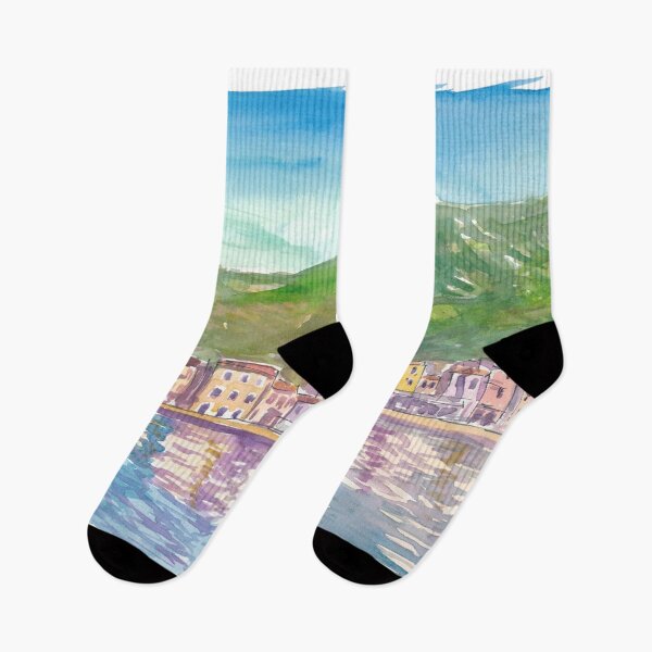 Item preview, Giglio Port Reflections Italy’s Sunlit Coastal Haven designed and sold by artshop77.