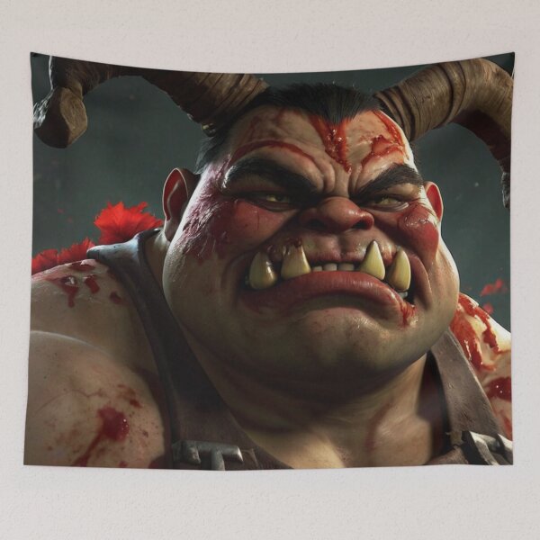 Item preview, Pudge The Butcher – Fearsome Dota 2 Gamer Art | Video Games Fan Art & Hero Decor designed and sold by Dota2Dot..