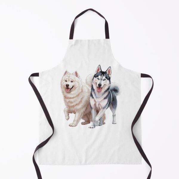 Item preview, Samoyed + Red Siberian Husky designed and sold by Mateusz Majcherek.